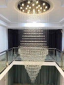 Modern cascading decorbites crystal chandelier for living room