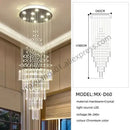 Modern cascading decorbites crystal chandelier for living room