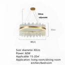 Modern cascading gold crystal pendant chandelier dining room led
