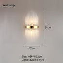 Modern cascading gold crystal pendant chandelier dining room led