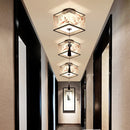 Modern Ceiling Lamp for Living Room with Soft Fabric Shade
