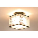 Modern Ceiling Lamp for Living Room with Soft Fabric Shade