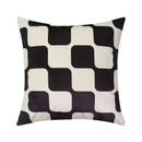Modern checkered fluffy velvet cushion cover bedroom decor