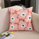 Modern checkered fluffy velvet cushion cover bedroom decor