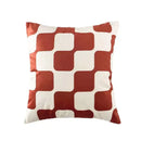 Modern checkered fluffy velvet cushion cover bedroom decor