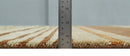 Modern Chic 6x8 Beige, Rust and Brown Stripes Hand Tufted Wool Area Rug