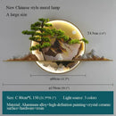 Modern chinese landscape led picture lamp living room 3d wall art