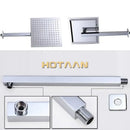 Modern chrome 12 inch stainless steel rain shower head bathroom