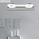 Modern chrome 2/3 head bathroom wall lighting fixture