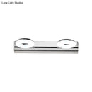 Modern chrome 2/3 head bathroom wall lighting fixture