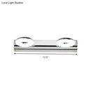 Modern chrome 2/3 head bathroom wall lighting fixture