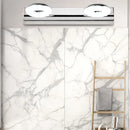 Modern chrome 2/3 head bathroom wall lighting fixture