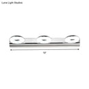 Modern chrome 2/3 head bathroom wall lighting fixture
