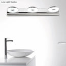 Modern chrome 2/3 head bathroom wall lighting fixture