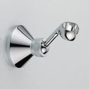 DecorBites™ Brass Handheld Shower Holder Mount Chrome Finish Wall Mount Angle Adjustable