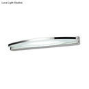 Modern chrome arched led vanity light bathroom wall sconce 110v-120v