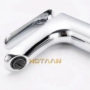 Modern chrome basin mixer faucet – bathroom single handle tap