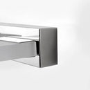 Modern chrome bathroom vanity light with acrylic shade bulb included