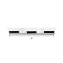 Modern chrome bathroom vanity light with acrylic shade bulb included