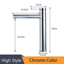 Modern chrome brass bathroom faucet vessel sink swivel spout tap