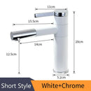 Modern chrome brass bathroom faucet vessel sink swivel spout tap