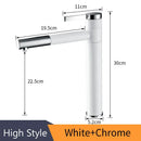 Modern chrome brass bathroom faucet vessel sink swivel spout tap