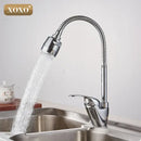 Modern chrome brass kitchen faucet with multifunction pull down spray