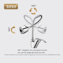 Modern chrome brass kitchen faucet with multifunction pull down spray