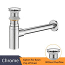 DecorBites™ Brass Round Bottle Trap Oil Rubbed Bronze WF-6920