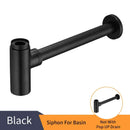 DecorBites™ Brass Round Bottle Trap Oil Rubbed Bronze WF-6920