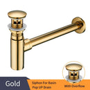 DecorBites™ Brass Round Bottle Trap Oil Rubbed Bronze WF-6920