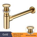 DecorBites™ Brass Round Bottle Trap Oil Rubbed Bronze WF-6920
