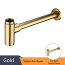 DecorBites™ Brass Round Bottle Trap Oil Rubbed Bronze WF-6920