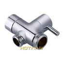 Modern chrome brass shattaf sprayer diverter for bathroom faucet