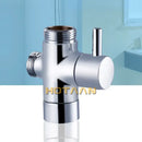 Modern chrome brass shattaf sprayer diverter for bathroom faucet