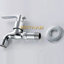 DecorBites™ Brass Single Cold Water Wall Tap Basin Faucet Bibcock 12cm Length