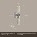 DecorBites™ Bubble Crystal LED Wall Lamp: Modern Bathroom Living Room Bedroom Sconce Lighting