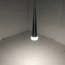 Modern chrome conical pendant light 5 pack for living room