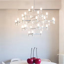 Modern chrome crown major chandelier multi tiered kitchen light