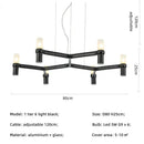 Modern chrome crown major chandelier multi tiered kitchen light