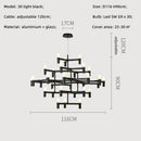 Modern chrome crown major chandelier multi tiered kitchen light