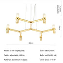 Modern chrome crown major chandelier multi tiered kitchen light