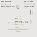 Modern chrome crown major chandelier multi tiered kitchen light