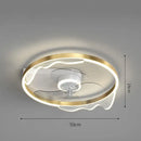 DecorBites™ Ceiling Fan Light with Invisible Blades, Remote Control, Modern Design, Silent Operation