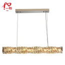Modern chrome crystal dining table pendant lamp kitchen island