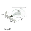 Modern chrome crystal led vanity mirror light bathroom sconce