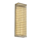 Modern chrome crystal led wall sconce living room bar light