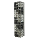Modern chrome crystal mosaic wall lamp bedroom led lighting