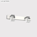 Modern chrome crystal vanity light fixture bathroom wall lamp