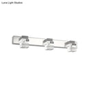 Modern chrome crystal vanity light fixture bathroom wall lamp